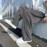 Aidase Men's Casual Pants Hip Hop Hippie Trousers Male Plaid Loose Summer Stylish Korean Style Y2k Cotton Long New In Comfortable aidase-shop