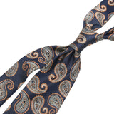 AIDASE  -  2PCS Neck Ties Set New Luxury Polyester Paisley Neckties Polka Dot Floral Tie Brooches Formal Business Shirt Accessories Cravat aidase-shop