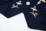 AIDASE  -  Retro Pattern Embroidery Corduroy Vest Coat Men Spring Fashionable Button-up V Neck Waistcoats Mens Casual Sleeveless Cardigans aidase-shop