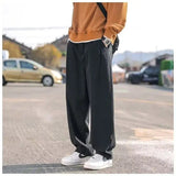 AIDASE  -  American high street workwear men spring and autumn new thin retro casual loose straight pants aidase-shop