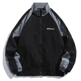 Aidase Hip Hop Varsity Jacket Men High Street Patchwork Color Block Windbreaker Coats Women Spring Autumn Thin Fashion College Jackets