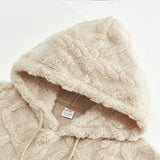 AIDASE  -  Vintage Fashion Long Sleeve Wool Loose Hooded Sweatshirts Men Drawstring Hoodie Autumn Winter Casual Fleece Hoodies Mens Outdoor aidase-shop