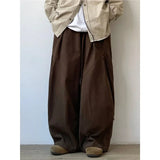AIDASE  -  Retro Loose Straight Leg Casual Pants Men's Workwear Wide Leg Long Trousers Spring Autumn Japanese Style Casual Pants aidase-shop