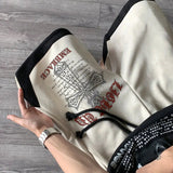 AIDASE  -  High Street Hip Hop Men and Women Summer Personalized Capris American Trendy Letter Printing Loose Sports Casual Shorts y2k aidase-shop
