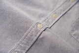 AIDASE  -  Sleeve Patch Washed Grain Woven Cotton Long Sleeve Shirt Men's Daily Tooling Retro Trend Youth Thin Coat aidase-shop