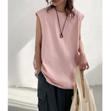 AIDASE  -  Summer Men Trendy Casual Streetwear Oversized Sleeveless T-shirt Youth Y2K Hip Hop Cotton Tank Tops Sports Basketball Vest aidase-shop