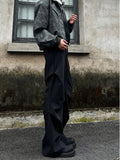 AIDASE  -  Naples Men's Pleated Casual Pants Summer Drapey High Waist Loose Feel Straight Leg Faionable Casual Trousers aidase-shop