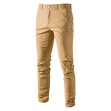 AIDASE  -  Autumn Winter High-Quality Men's Casual Cotton Trousers Breathable Youth Business Versatile Long Pants for Casual Wear aidase-shop