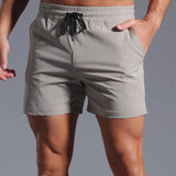 AIDASE  -  Men Casual Shorts Quick Drying Sports Gym Workout Sweatpants Pocket Pocket Breathable Shorts Pants Outfits Streatwear Pantalones aidase-shop
