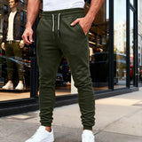 AIDASE  -  Men's Slim Fit Joggers Elastic Waist Drawstring Casual Athletic Pants with Pockets aidase-shop
