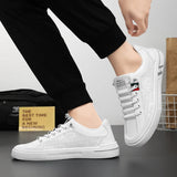 AIDASE  -  Men's slip on casual shoes summer new soft-sole breathable outdoor walking shoes fashion students lightweight sports board shoes aidase-shop