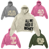 AIDASE  -  Harajuku Letter Print Ins New Casual Sportswear Sweatshirt for Men Clothing Oversized Y2k Goth Hoodies Gothic Punk Couple Tops aidase-shop