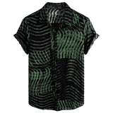 AIDASE  -  Men'S Beach Casual Short Sleeved Shirt Casual Shirt Men'S Short Sleeved Shirt Hawaii Short Loose Regular Fit Casual Men'S Shirt aidase-shop
