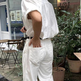 AIDASE  -  Short Sleeve Button-up Turn-down Collar Pockets Shirt For Men Fashion Solid Color Cardigans 2025 Summer New Casual Mens Shirts aidase-shop