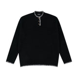 AIDASE  -  Men's Sweater Crew Neck Button Decoration Business Casual Soft Breathable Wrinkle resistant Loose Minimalist Versatile Pullover aidase-shop