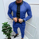 AIDASE  -  Autumn New Contrasting Jacket Men's Spring and Autumn Reversible Standing Collar Handsome Oversized Men's Set aidase-shop
