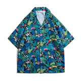 AIDASE  -  Men Shirt Men Long Sleeve Shirt Floral Print Shirt New Clothing Autumn and Summer Streetwear Casual Fashion Men Shirt V127 aidase-shop