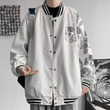 AIDASE  -  Fashion O-Neck Button Spliced Pockets All-match Coats Men's Clothing Autumn New Casual Tops Korean Asymmetrical Jackets aidase-shop