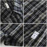 AIDASE  -  100% Cotton Good Quality Classic Plaided Shirt Men's Summer Fashion Short Sleeve Soft Cozy Blouse Teens Vintage Daily Tops aidase-shop