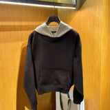 Aidase Male Hoodie New In Men's Hooded Sweatshirt Winter Solid Cotton Loose One Piece Clothing Deals Novelty And Aesthetic Autumn Warm
