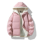 Aidase Puffer Jacket Men Thick Warm Winter Jacket Men Solid Parkas Unisex Hooded Coats Outwear Fashion Casual Couple Clothing Top aidase-shop