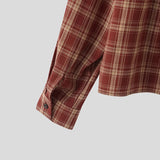 AIDASE  -  Men Plaid Shirt Lapel Long Sleeve Button Loose Men Clothing Autumn 2025 Fashion Casual Male Shirts Camisas Streetwear aidase-shop
