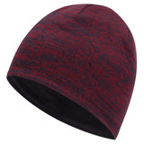 Aidase Men's Trendy Warm Ski Beanie Hat Women's New Outdoor Fashion Double-sided Wearable Thick Autumn and Winter Knitted Pullover Hat aidase-shop