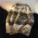 AIDASE  -  Laid-back Style Men's Knitwear round Neck Thickened Winter Casual Loose Fit Teenager Student Inner Wear Vintage Autumn Winter Fa aidase-shop