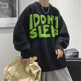 Aidase Sweater Men's Lazy Style Pullover Thread Jacket Trendy Brand Loose Base Knit Sweater Jacket aidase-shop