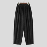 AIDASE  -  Men Striped Pants Joggers Elastic Waist Loose Korean Style Trousers Men Streetwear 2025 Pleated Casual Long Pants S-5XL aidase-shop
