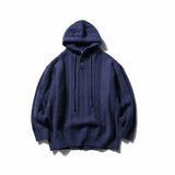 AIDASE  -  Autumn Winter Hoodie College Sle Casual Japanese Lazy Knitted Sweater Jaet Loose Fit Long Sve  Color aidase-shop