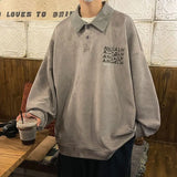 Aidase New Hoodie Sweatshirt For Men Letters Printed Sweatshirt Vintage Streetwear Hip Hop Pullover Hoodies Sweats Unisex Style aidase-shop