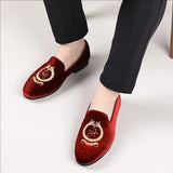AIDASE  -  Men Business Loafers British Casual One-foot Light Comfortable Fashionable Small Leather Shoes American Social Shoes aidase-shop