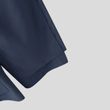 AIDASE  -  Men Wide Leg Pants Solid Color Button Joggers Casual Irregular Trousers Men Streetwear Loose 2025 Fashion Men Long Pants aidase-shop