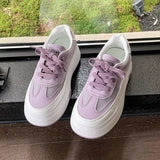 AIDASE  -  Spring New Women's Platform Wedge Sneakers Thick Sole Height Increasing Casual Fashion Versatile Lace up Board Shoes aidase-shop