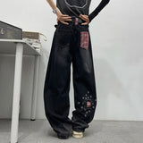 AIDASE  -  Summer New Plaid Patchwork Male Jeans Vintage Trendy Loose Design Versatile Straight-leg Fashion Men's Denim Pants 21E6611 aidase-shop