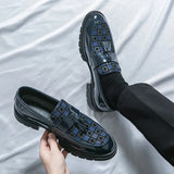 Aidase Men Shoes Casual Fashion Luxury Breathable Loafers Leather Mens Dress Shoes New Arrival High Quality Italian Shoes For Men aidase-shop