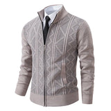 =Aidase 2024 New Men's Sweaters Autumn Winter Warm Zipper Cardigan Sweaters Man Casual Knitwear Sweatercoat male clothe aidase-shop