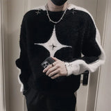Aidase Fashion O-Neck All-match Spliced Zipper Sweaters Men's Clothing 2024 Autumn Winter New Loose Korean Pullovers Young Style Tops aidase-shop
