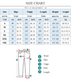 New Men's Jeans Baggy Bear Printed Wide Leg Pants Men's Hip Hop Street Loose Denim Pants Elastic Waist Lace Up Casual Pants aidase-shop