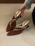 AIDASE  -  Fashion Open Toe Thin High Heels Shoes Street Style Stripper Summer Woman Slippers Party Slides Zapatos De Mujer aidase-shop