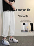 AIDASE  -  American Sle ey Sweatpants for Men Autumn Sports Fitn Training Casual Pants Straight Leg Long Pants Youth Faion aidase-shop