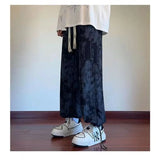 AIDASE  -  American Tie-dye Washed Pants Men's New Sweatpants Straight Loose Sports Casual Trousers aidase-shop