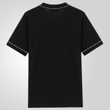 Aidase Men's Business Slim-fit Knit Polo Shirt Light Luxury Leisure Button-down Short Sleeve Shirts Breathable Patchwork Knitwear M-3XL