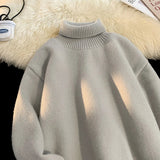 AIDASE  -  Knitted Men Sweater Turtleneck Loose Casual Bottoming Autumn Pullovers Christmas Sweaters aidase-shop