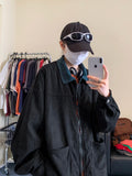 51.79Aidase New Spring Men's Jacket Fashion Casual Streetwear Hoodie Jacket Men Waterproof Clothes Mens Windbreaker Coat Male Outwear aidase-shop