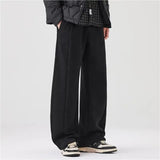 AIDASE  -  Men's Wide Leg Trousers High Waist Relaxed Fit Casual Pants aidase-shop