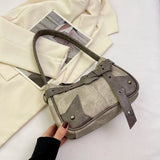 AIDASE  -  Retro Niche Abandoned Earth Bag for Women's New Popular Commuting Handbag Single Shoulder Underarm Bag for Work Carrying Bags aidase-shop