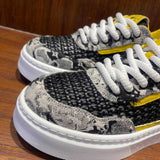 AIDASE  -  Men fashion Summer Sporty Shoes Breathable Trendy Thick Bottom Casual Sneakers Comfortable Boy Shoes  Synthetic Inner EVA Insoe aidase-shop