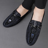 66.35Aidase Brand Luxury Shoes Leather Fashion Loafers Classic Leather Shoes Slip-On Driving Shoes Men's Casual Moccasin Soft Sole High-end aidase-shop